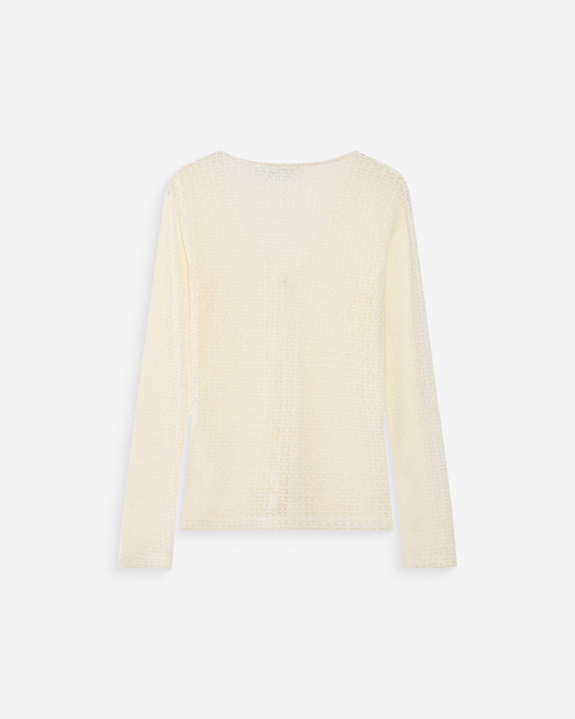 Top en dentelle ecru Venezia