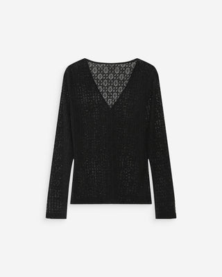 Top en dentelle noir Venezia