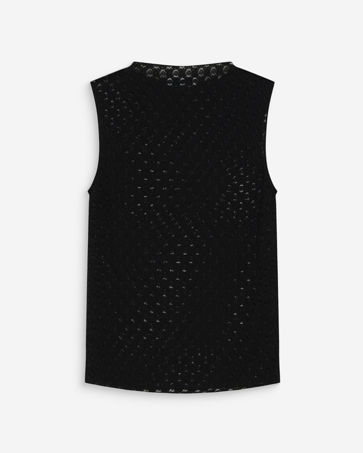 Top de encaje noir Vintie