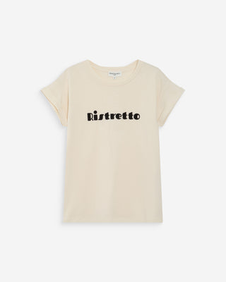 T-shirt à message imprimé chocolat Vico