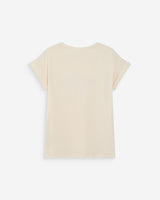 T-shirt à message imprimé mocha Vico