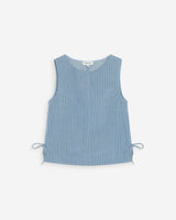 Top en denim rayé stripedblue Vendome