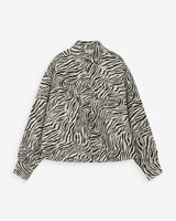 Veste oversize imprimée zebre Vana