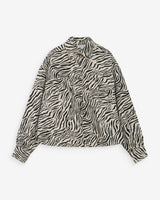 Veste oversize imprimée zebre Vana