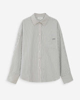 Camisa oversize de algodón a rayas marine Vipera