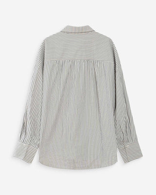 Chemise oversize rayée marine Vipera