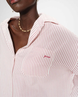 Camisa oversize de rayas pivoine Vipera