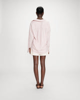 Chemise oversize rayée pivoine Vipera