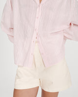 Camisa oversize de algodón rose Vibes