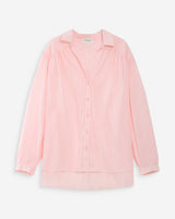 Chemise oversize en coton rose Vibes
