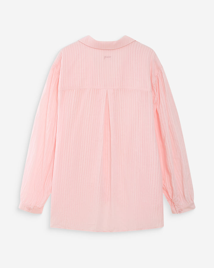 Camisa oversize de algodón rose Vibes