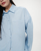 Chemise oversize bleuet Valerie