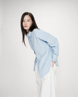Chemise oversize bleuet Valerie
