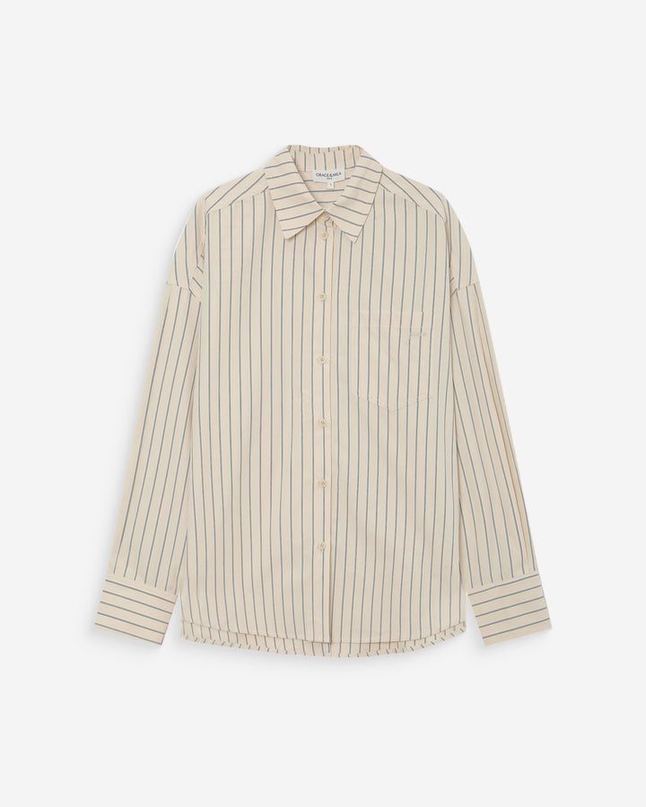 Chemise oversize vanille Valerie