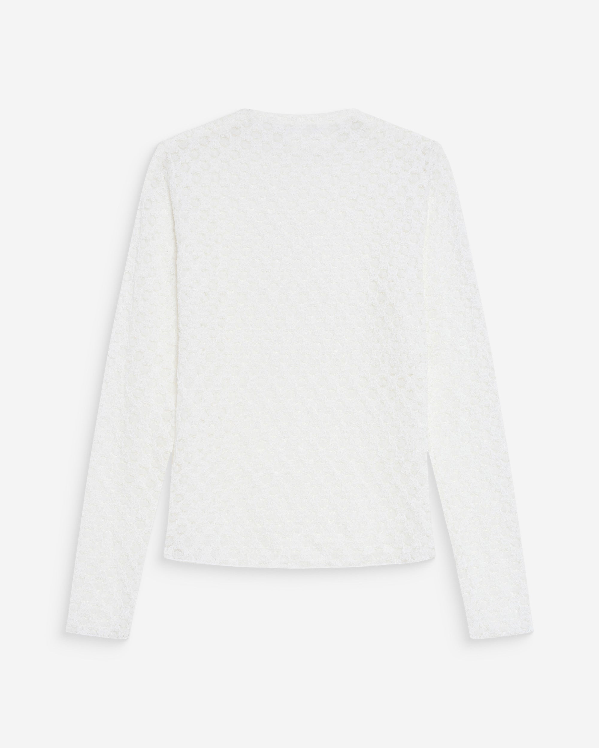 Top de encaje transparente ivoire Valmy