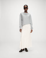 Pull oversize à message gris Valino