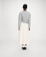 Pull oversize à message gris Valino