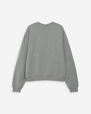 Pull oversize à message gris Valino