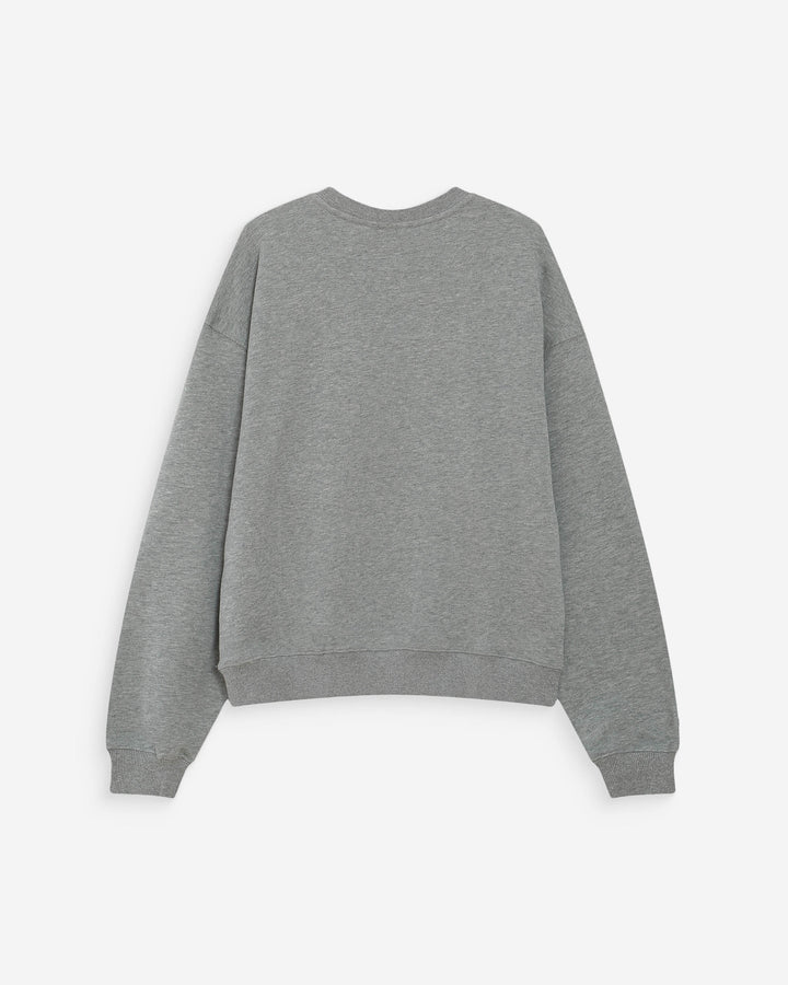 Pull oversize à message gris Valino