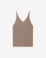 Top ajusté en lurex or Paillette