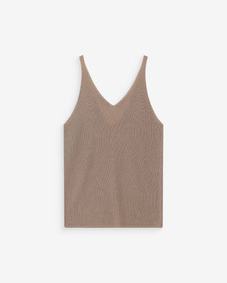 Top ajusté en lurex or Paillette