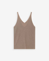 Top ajusté en lurex or Paillette