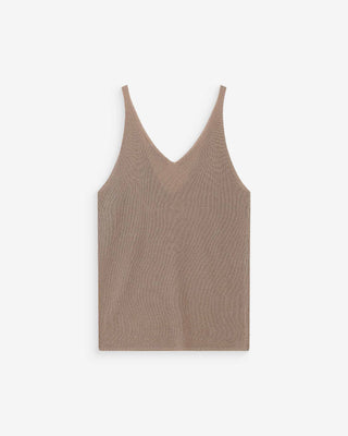 Top ajusté en lurex or Paillette