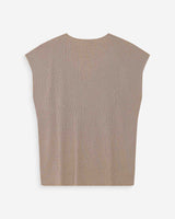 Top large en lurex or Vaporo