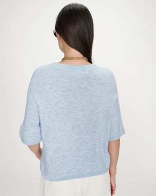 Pull en laine et alpaga ciel Vamos