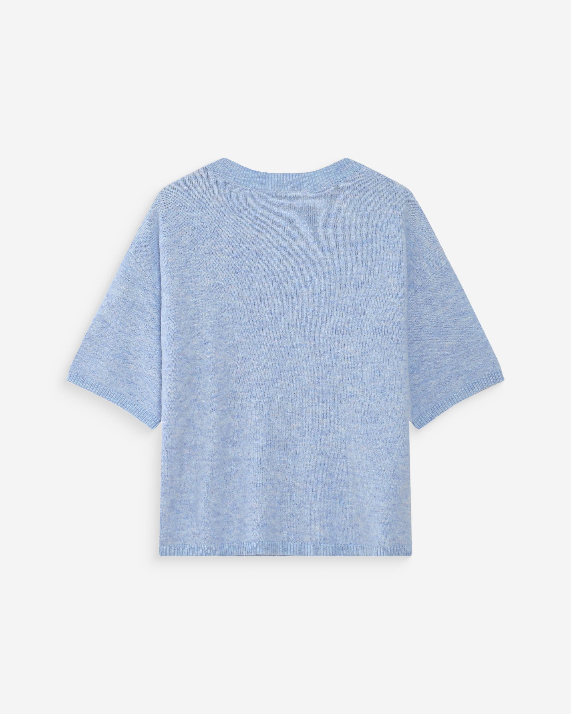 Pull en laine et alpaga ciel Vamos