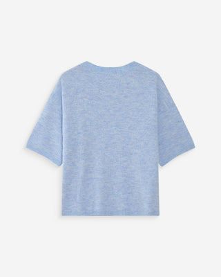 Pull en laine et alpaga ciel Vamos