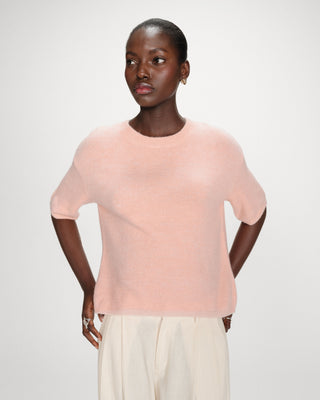 Pull en laine et alpaga peche Vamos