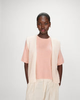 Jersey oversize de lana con cuello redondo peche Vamos