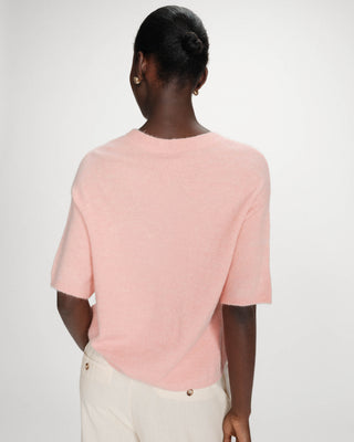 Jersey oversize de lana con cuello redondo peche Vamos