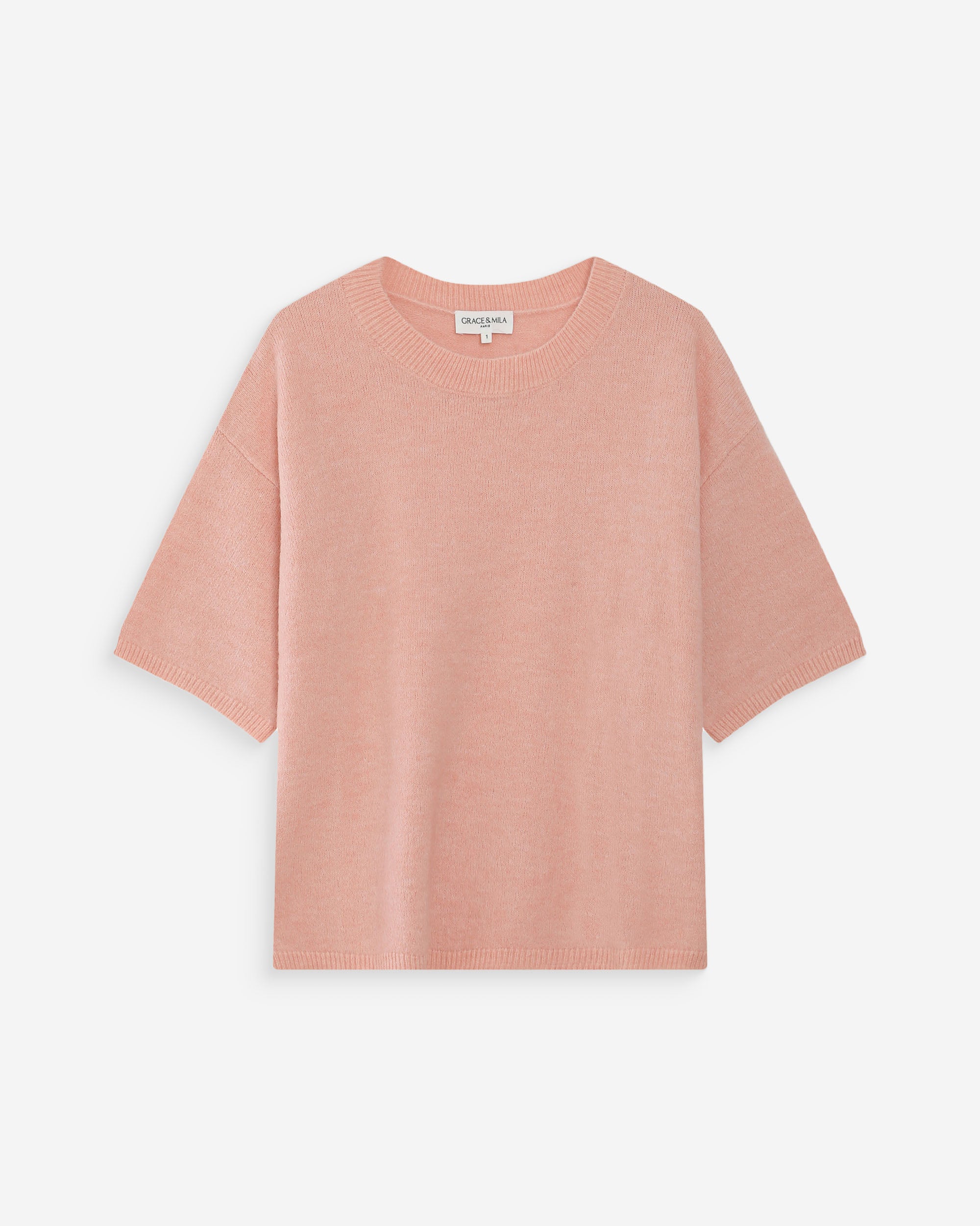 Pull en laine et alpaga peche Vamos