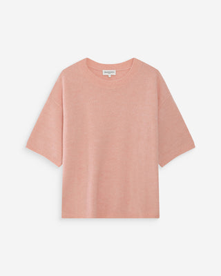 Pull en laine et alpaga peche Vamos