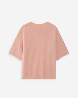 Pull en laine et alpaga peche Vamos