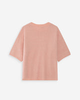 Jersey oversize de lana con cuello redondo peche Vamos