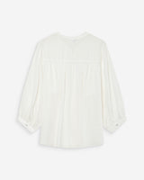 Blusa mangas abullonadas ivoire Vanille