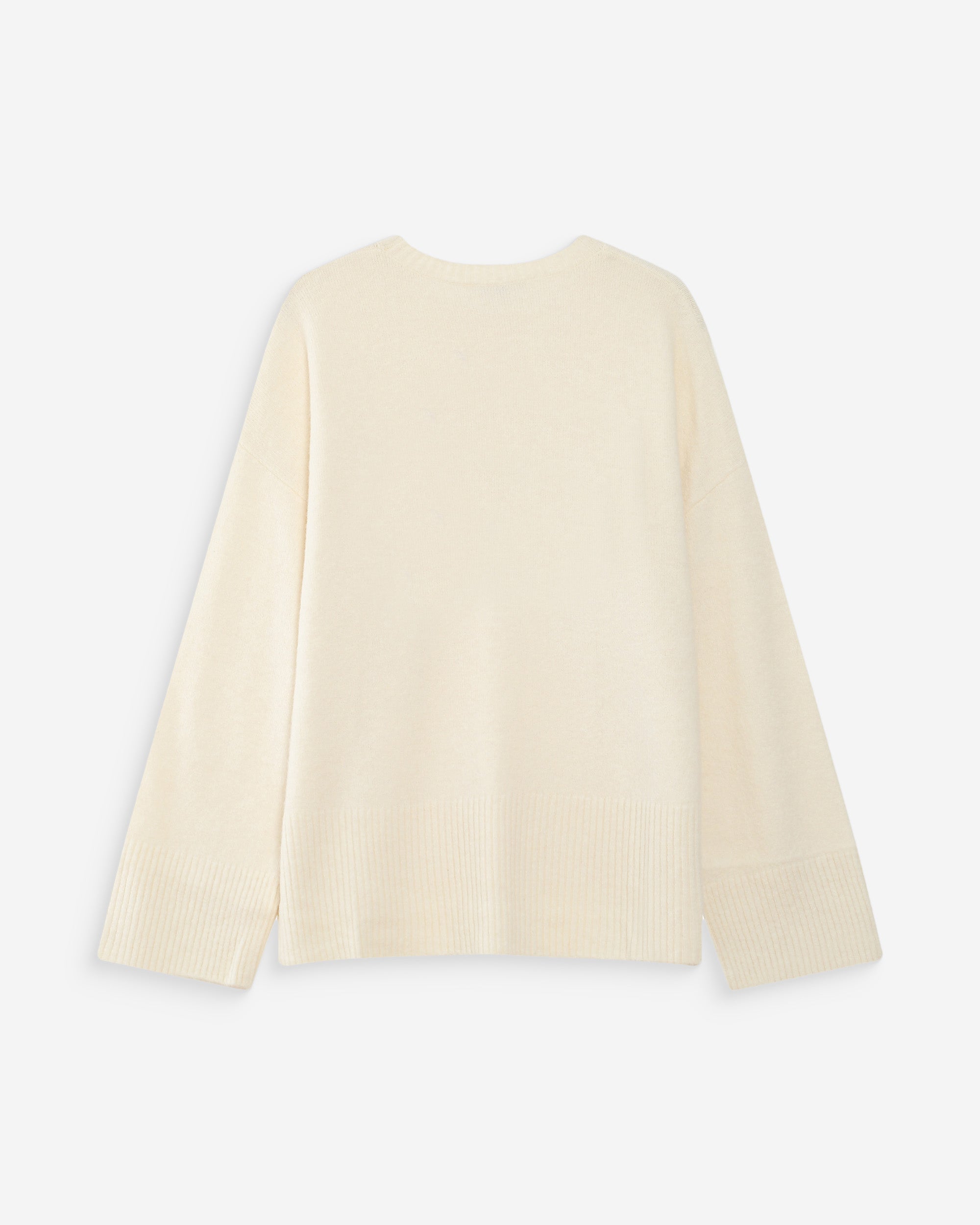 Pull oversize à message bleuet Viggo