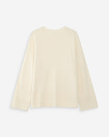 Jersey oversize de punto con mensaje bleuet Viggo