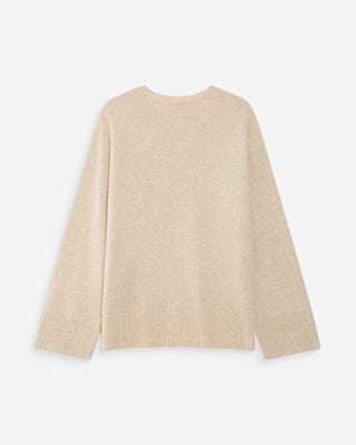 Pull oversize à message marine Viggo