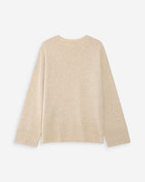 Jersey oversize de punto con mensaje marine Viggo