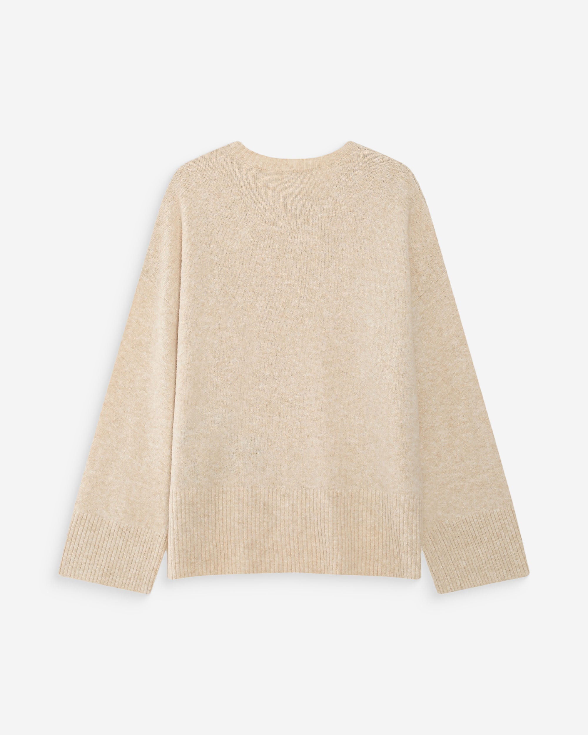 Jersey oversize de punto con mensaje marine Viggo