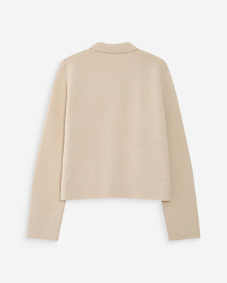 Cardigan boutonné amande Maelys