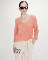 Jersey oversize mangas 3/4 corail Vicenzo