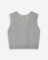 Cardigan sans manches gris Nars