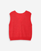 Cárdigan sin mangas con escote en V sanguine Nars