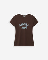 T-shirt imprimé velours chocolat Valerio