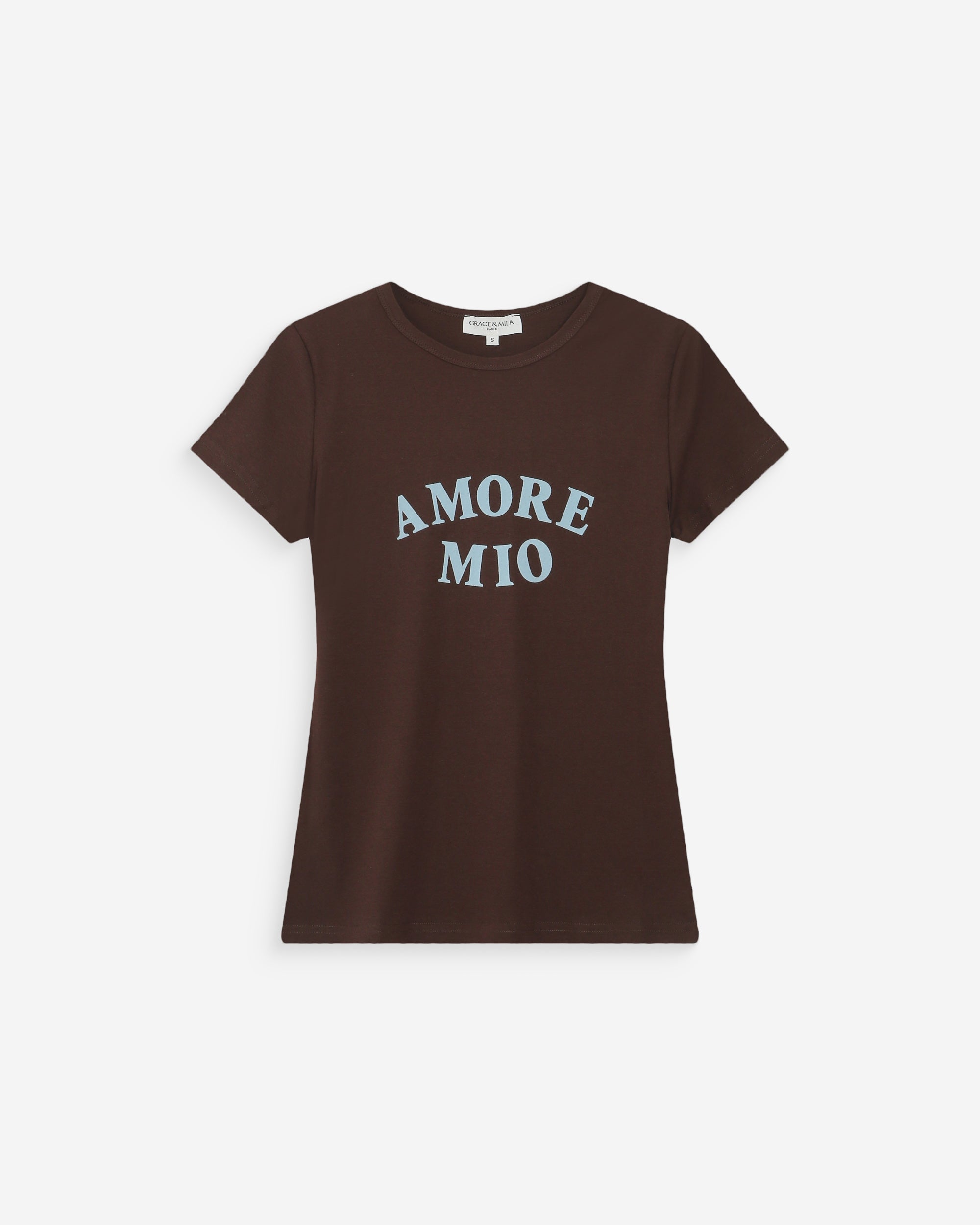 T-shirt imprimé velours chocolat Valerio